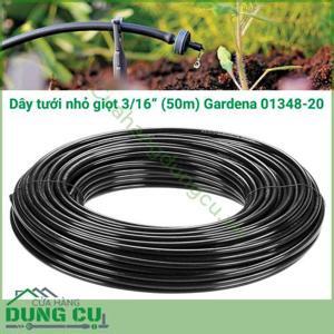 Ống nước nhựa đen 4,6MM 3/16″ 50M Gardena 01348-20