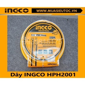 Ống nước PVC 20m INGCO HPH2001, 1/2"