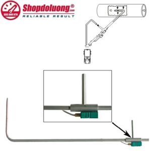 Ống Pitot loại L có đầu cắm nhiệt độ kiểu K Kimo TPL-12-1500-T