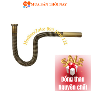 Ống thải chữ P bằng đồng Kanly GCP06G