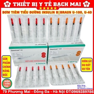 Ống tiêm Insulin cho người bệnh tiểu đường Omnican 100 (1ml)