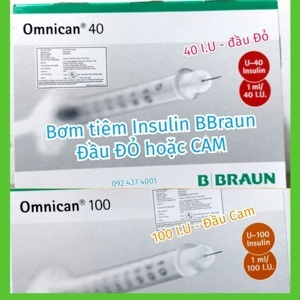 Ống tiêm Insulin cho người bệnh tiểu đường Omnican 100 (1ml)