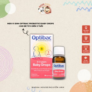 Optibac for your baby drops 0-3 years (Optibac giọt)