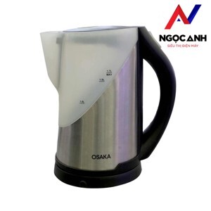 Bình - Ấm đun nước siêu tốc Osaka YK170 (YK-170) - 1.7 lít, 1850W