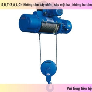 Pa lăng cáp điện Kenbo CD 1 tấn – 6m