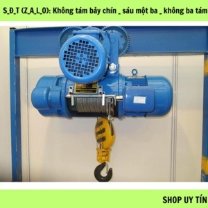 Pa lăng cáp điện Kenbo CD 5 tấn – 6m