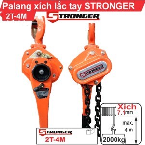 Pa lăng xích lắc tay Stronger 2T-4M