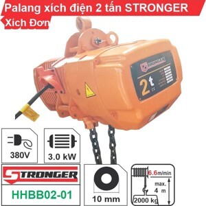 Pa lăng xích lắc tay Stronger 2T-4M