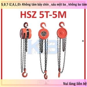 Palang kéo tay HSZ 5T-5M