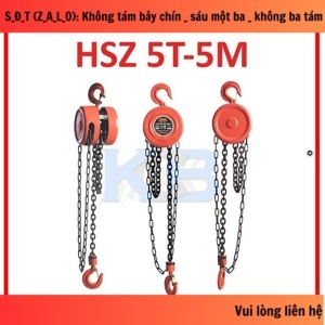 Palang kéo tay HSZ 5T-5M