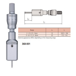 Panme đo lỗ 3 chân Mitutoyo 368-002