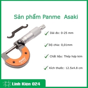 Panme đo ngoài cơ khí Asaki AK0132