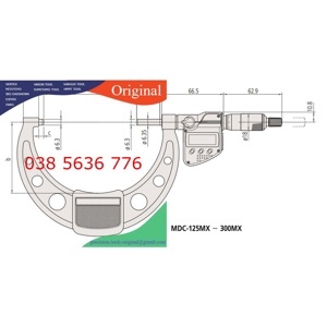 Panme đo ngoài điện tử Mitutoyo 293-250-30