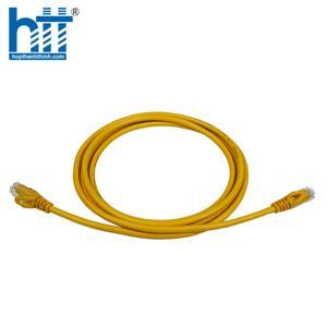 Patch Cord UTP Cat.5e 1.0m, 2 đầu đúc RJ45, Yellow, Blue, Gray DINTEK