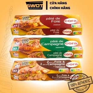 Pate Cora de Foie (gan ngỗng) – lốc 3 hộp x 78g