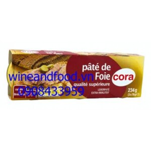 Pate Cora de Foie (gan ngỗng) – lốc 3 hộp x 78g