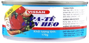 Pate gan heo Vissan 170g