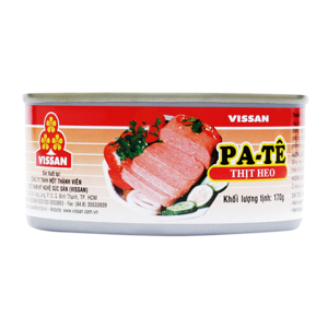 Pate thịt heo Vissan hộp 170g