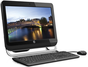 Máy tính để bàn HP All in one Omni 120-1018L (QU354AA) - Intel Pentium Dual Core Processor G840, 2GB RAM, HDD 1TB, Intel GMA HD, 20 inch