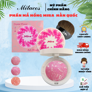 Phấn má hồng hoa cương Mira Crystal Flower Art Blusher