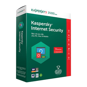 Phần mềm diệt virus Kaspersky Antivirus 3PC/1Y