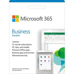 Phần mềm Microsoft 365 Business Standard Retall All Lng APAC EM Sub PKL 1YR Onln DwnLd NR (KLQ-00209)