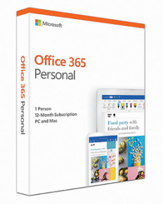 Phần mềm Microsoft Office 365 Personal English APAC EM Subscr 1YR Medialess P4 QQ2-00807