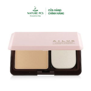 Phấn nền siêu mịn lâu trôi Naris Ailus Lasting Smooth Powder Foundation #140 Light Pink Beige