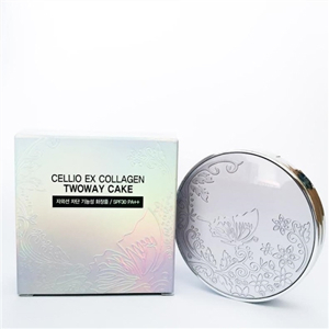 Phấn Phủ Cellio Ex Collagen Twoway Cake