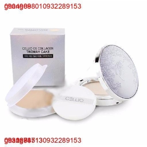 Phấn Phủ Cellio Ex Collagen Twoway Cake