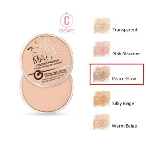 Phấn phủ dạng nén Rimmel London Stay Matte Pressed Powder 14g