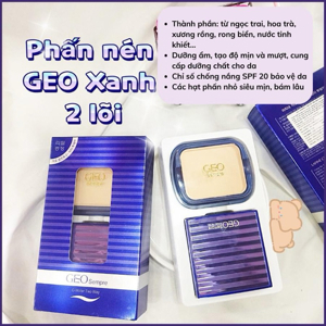 Phấn phủ GEO Sempre C-Water Two Way Cake