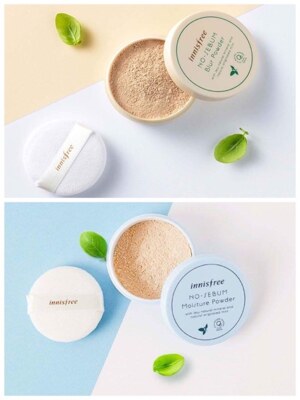 Phấn phủ kiềm dầu Innisfree No Sebum Blur Powder