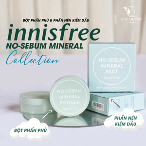 Phấn phủ kiềm dầu Innisfree No-Sebum Blur Pact
