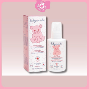 Phấn rôm nước với tinh bột bắp Babycoccole 0M+ 125ml