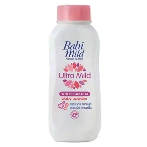 Phấn thơm trẻ em Babi mild White Sakura 180g