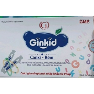 Phát triển xương, tăng chiều cao Ginkid canxi nano 125ml