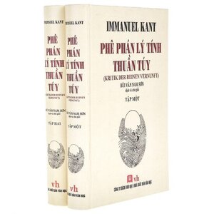 Phê phán lý tính thuần túy (Bộ 2 tập)