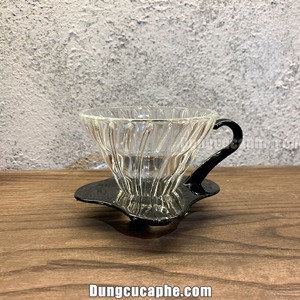 Phễu lọc cà phê Hario V60 thủy tinh VDG-01B