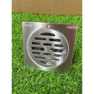 Phễu thoát sàn chống mùi inox304 Zento TS323-2U (120x120mm)