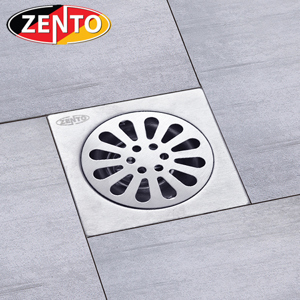 Phễu thoát sàn inox Zento TS102-L (10x10cm)