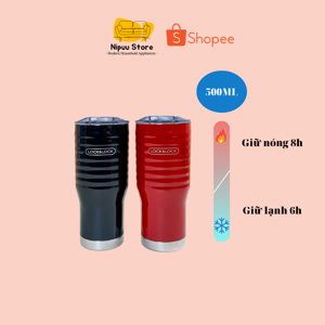 Phích - Bình giữ nhiệt Lock&Lock Black Wave Tumbler LHC4147BLK - 500ML