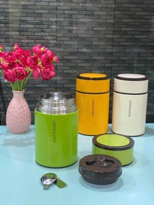 Phích - Bình giữ nhiệt Lock&Lock Column Food Jar LHC8022ORG - 750ML