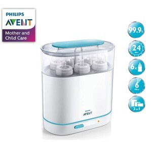 Máy tiệt trùng bình sữa Philips Avent SCF284/02 (284/02) - 3 trong 1