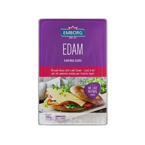 Phô mai Edam cắt lát Emborg – 8 miếng/150g