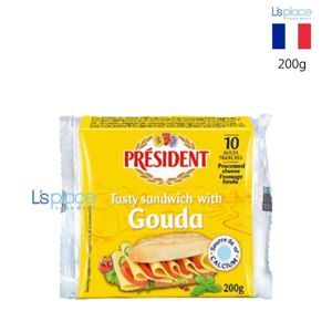 Phô mai Gouda hiệu Président hộp 150g