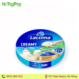 Phô mai kem Lactima Creamy hộp 120g (8 miếng)