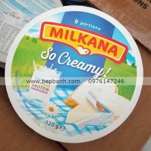 Phô mai Milkana 8 miếng – hộp 120gr