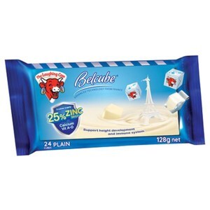 Phô mai vuông Con Bò Cười La Vache qui rit Belcube vị sữa 24 viên gói 125g
