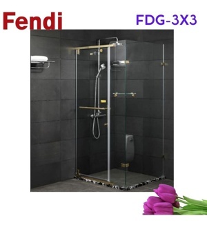 Phòng tắm kính Fendi FDG-3X3